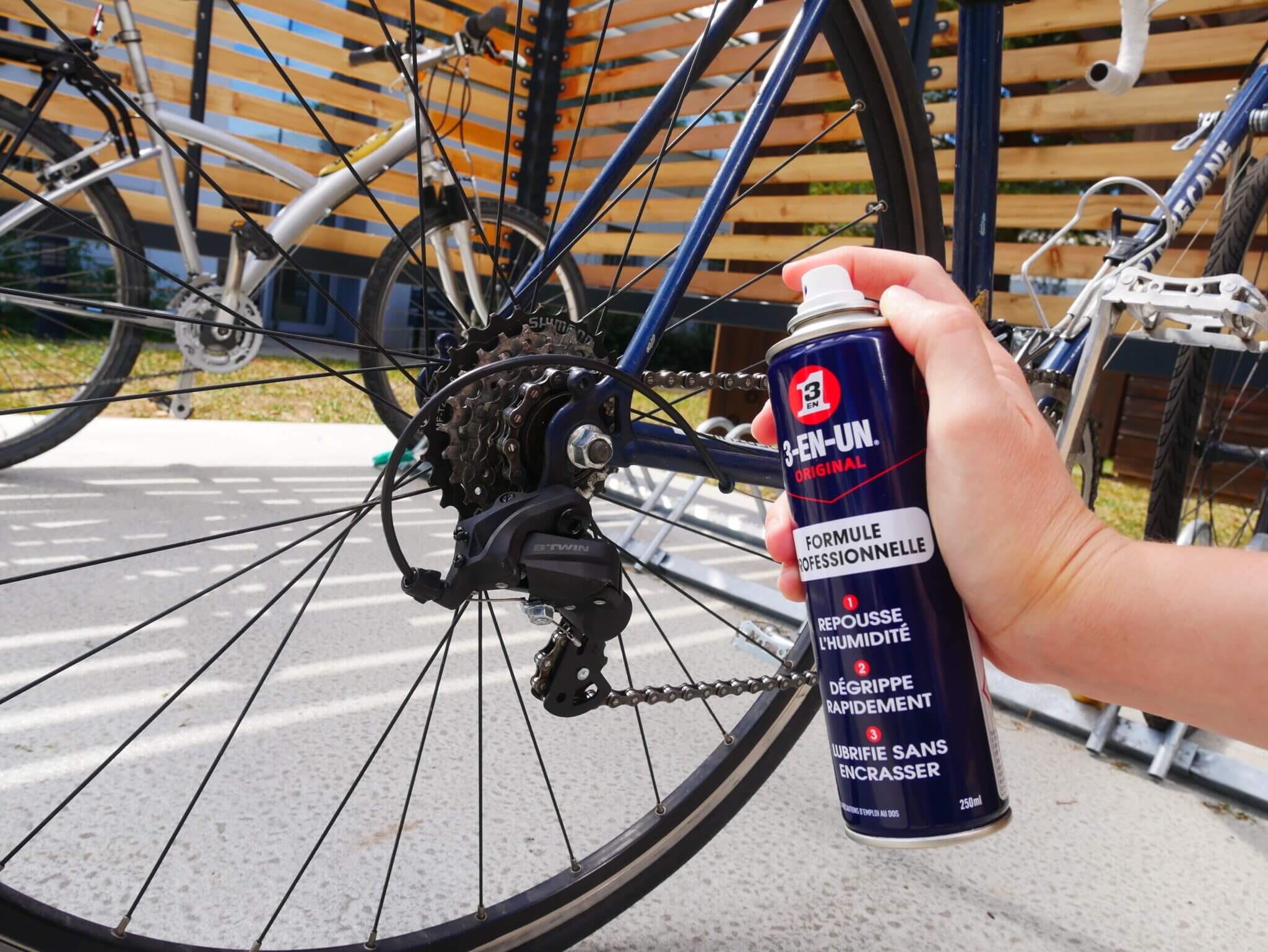 3 en un original formule professionnelle aerosol 250 ml vélo 2